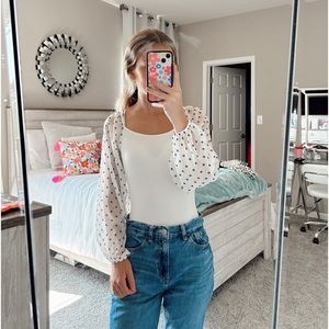 altard state puff sleeve bodysuit